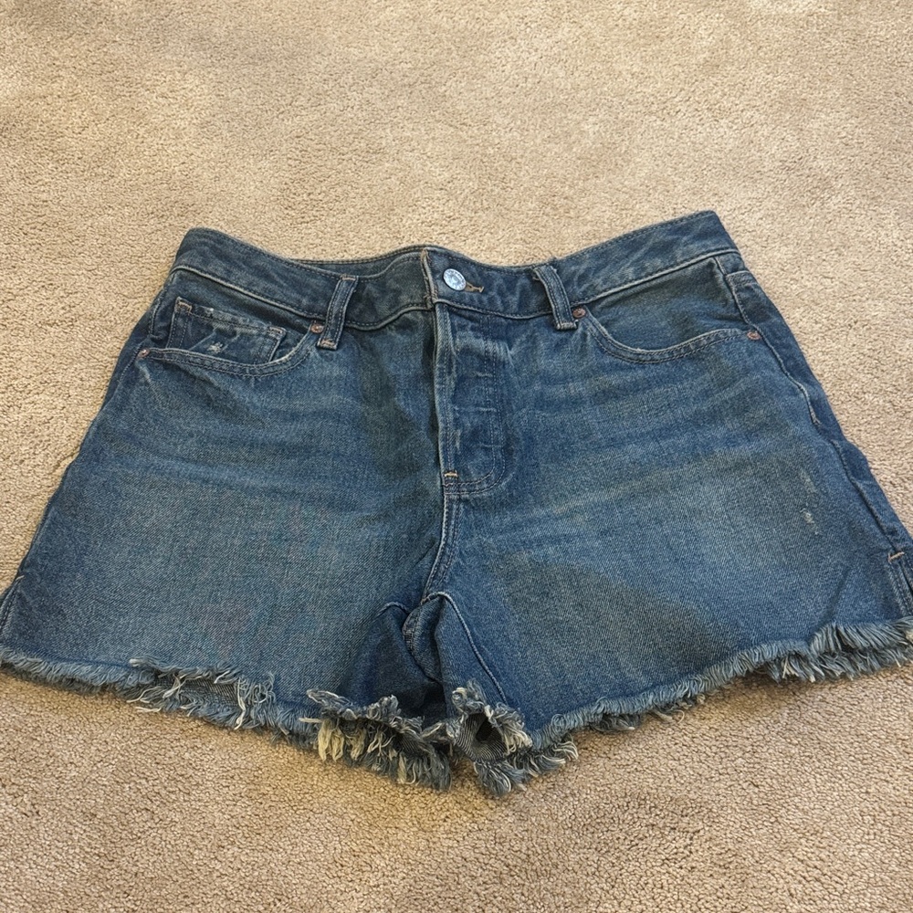 Express Denim Blue Women's Shorts 4”